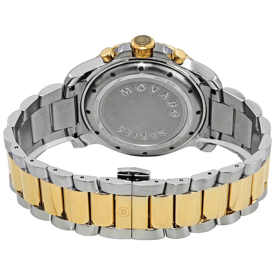 Movado Men’s Swiss Made Quartz Stainless Steel Green Dial 40mm Watch 2600147
