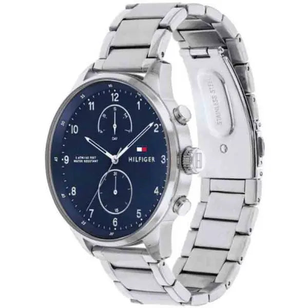 Tommy Hilfiger Men’s Quartz Stainless Steel Blue Dial 44mm Watch 1791575