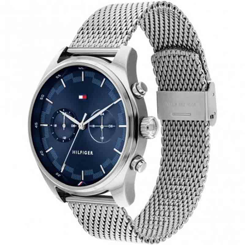 Tommy Hilfiger Men’s Quartz Stainless Steel Blue Dial 44mm Watch 1710420