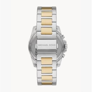 Michael Kors Men’s Quartz Two-tone Stainless Steel Black Dial 44mm Watch MK8901