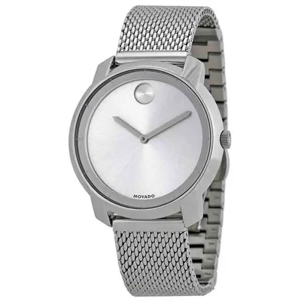 Movado Women’s Quartz Swiss Made Silver Stainless Steel Silver Dial 36mm Watch 3600241
