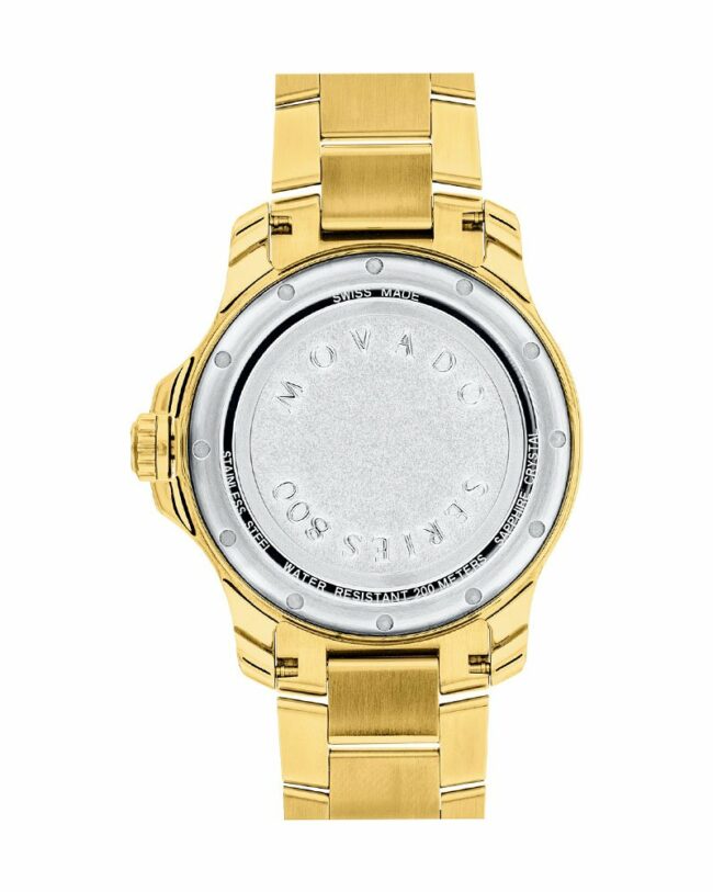 Movado Men’s Swiss Made Quartz Stainless Steel Black Dial 40mm Watch 2600145