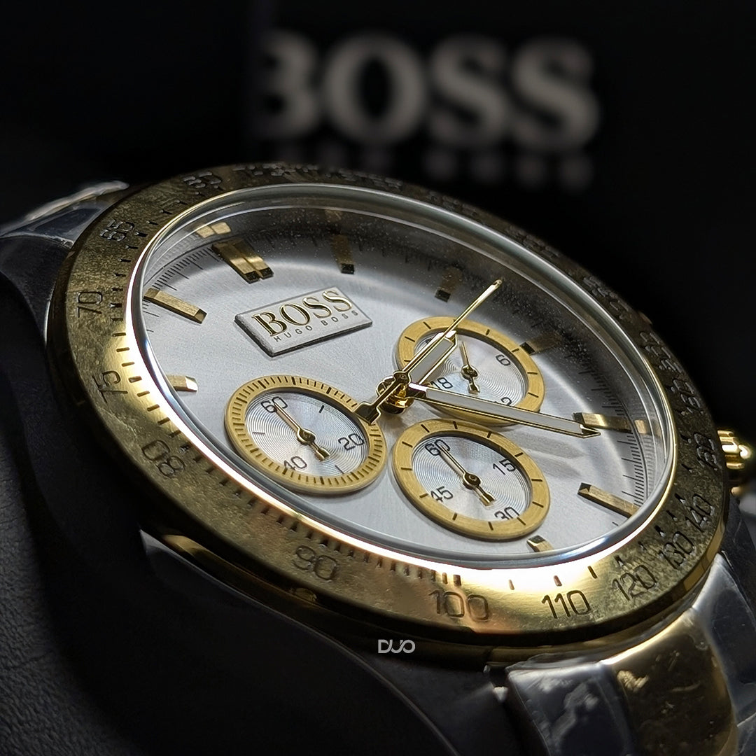 Hugo Boss Men’s Chronograph Two-Tone Silver Watch 1512960