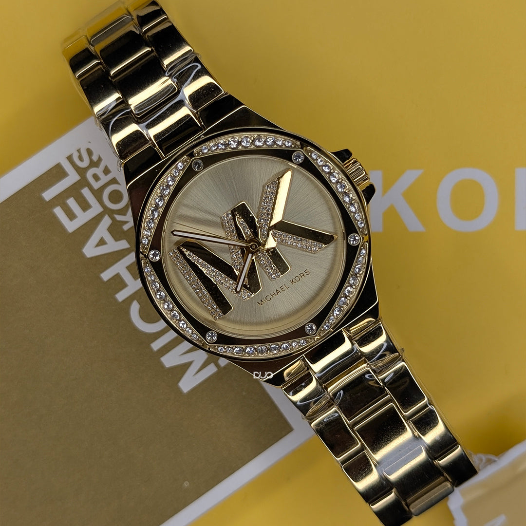 Michael Kors Women’s Quartz Gold Stainless Steel Gold Dial 37mm Watch MK1062