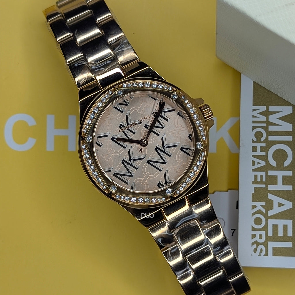 Michael Kors Women’s Quartz Rose Gold Stainless Steel Rose Gold Dial 37mm Watch MK7405