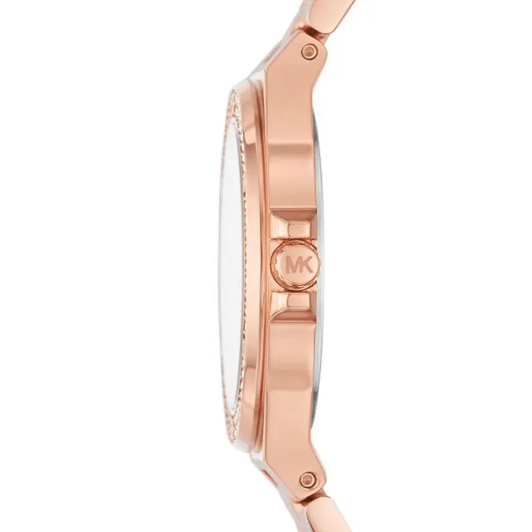 Michael Kors Women’s Quartz Rose Gold Stainless Steel Silver Dial 33mm Watch MK7279