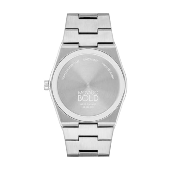 Movado Men’s Quartz Swiss Made Silver Stainless Steel Sea Green Dial 40mm Watch 3601222
