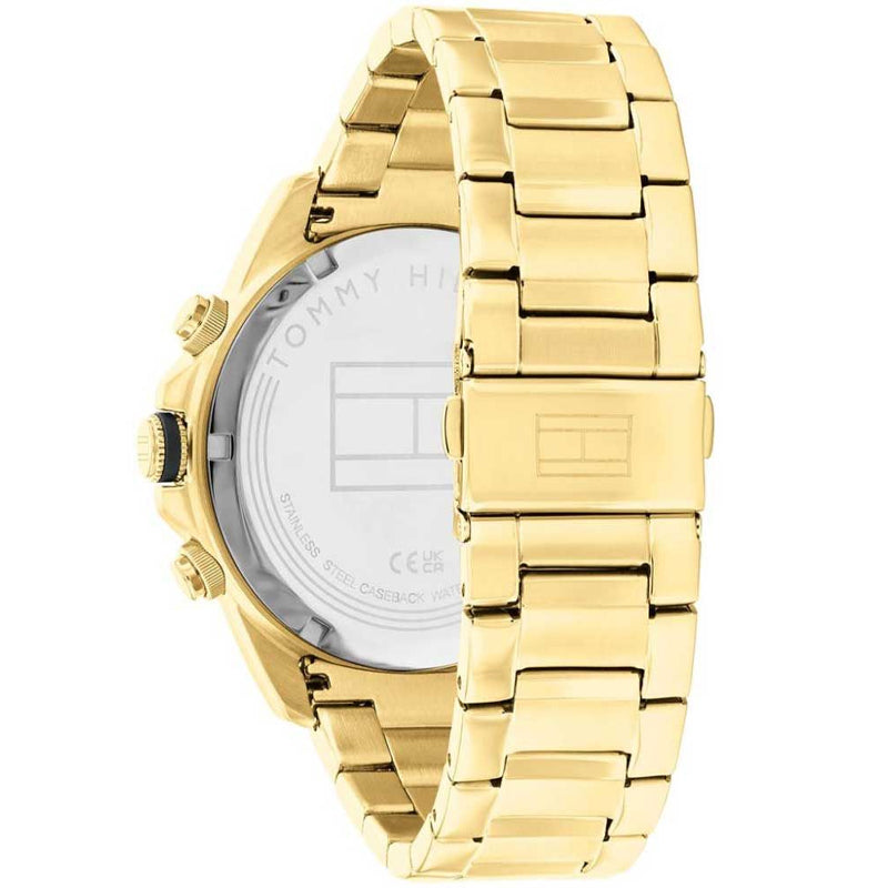Tommy Hilfiger Men’s Quartz Gold Stainless Steel Gold Dial 46mm Watch 1792060