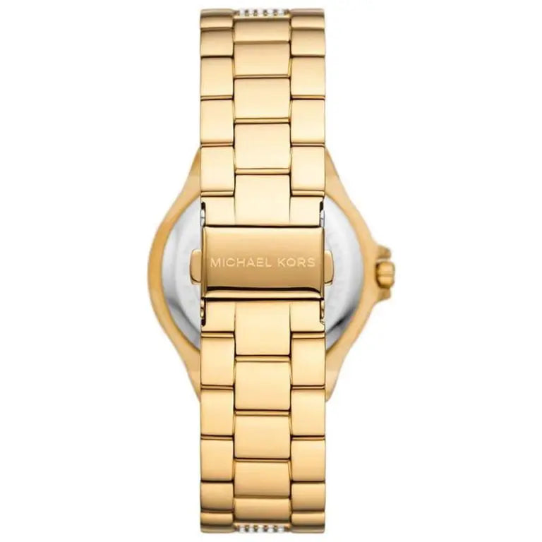 Michael Kors Women’s Quartz Gold Stainless Steel White Dial 37mm Watch MK7361