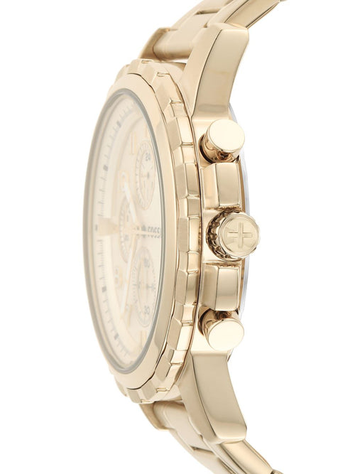 Fossil Men’s Chronograph Quartz Gold Stainless Steel Champagne Dial 45mm Watch FS4867