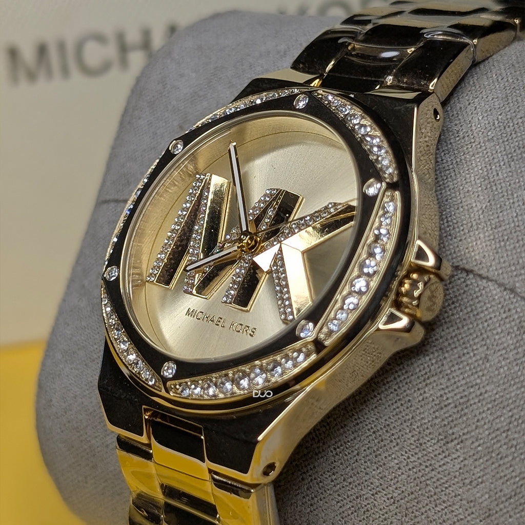 Michael Kors Women’s Quartz Gold Stainless Steel Gold Dial 37mm Watch MK1062