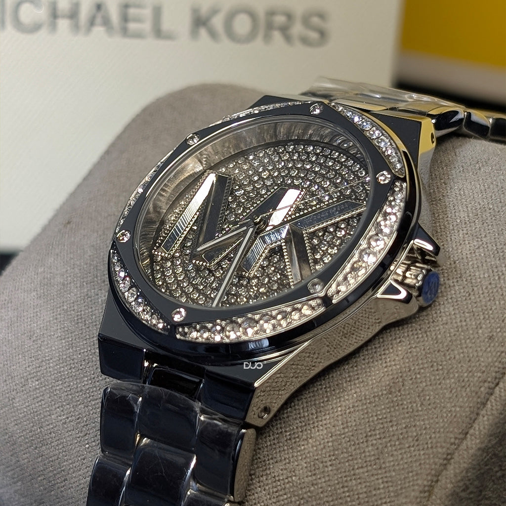 Michael Kors Women’s Quartz Stainless Steel Silver Dial 37mm Watch MK7234