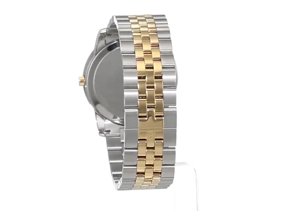 Movado Men’s Swiss Made Quartz Stainless Steel Black Dial 40mm Watch 606879