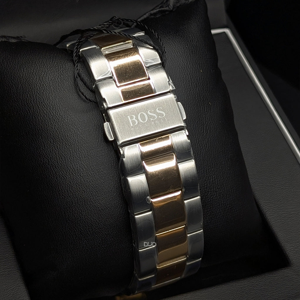 Hugo Boss Men’s Analog Stainless Steel Black Dial 45mm Watch 1513757