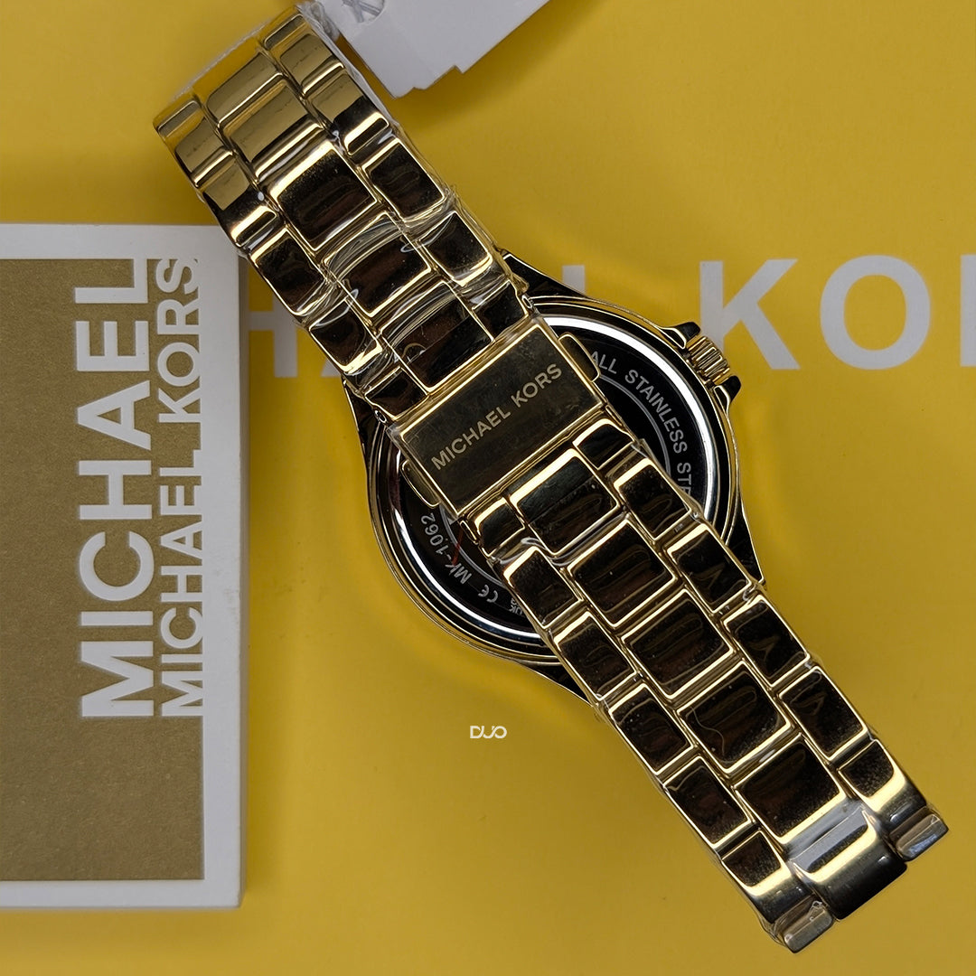 Michael Kors Women’s Quartz Gold Stainless Steel Gold Dial 37mm Watch MK1062