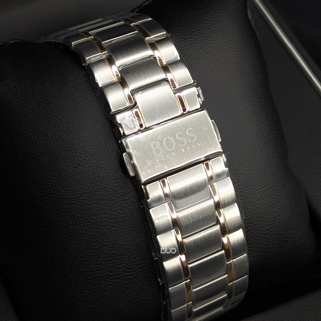Hugo Boss Men’s Chronograph Analogue Quartz Stainless Steel Strap 44mm Watch 1513789