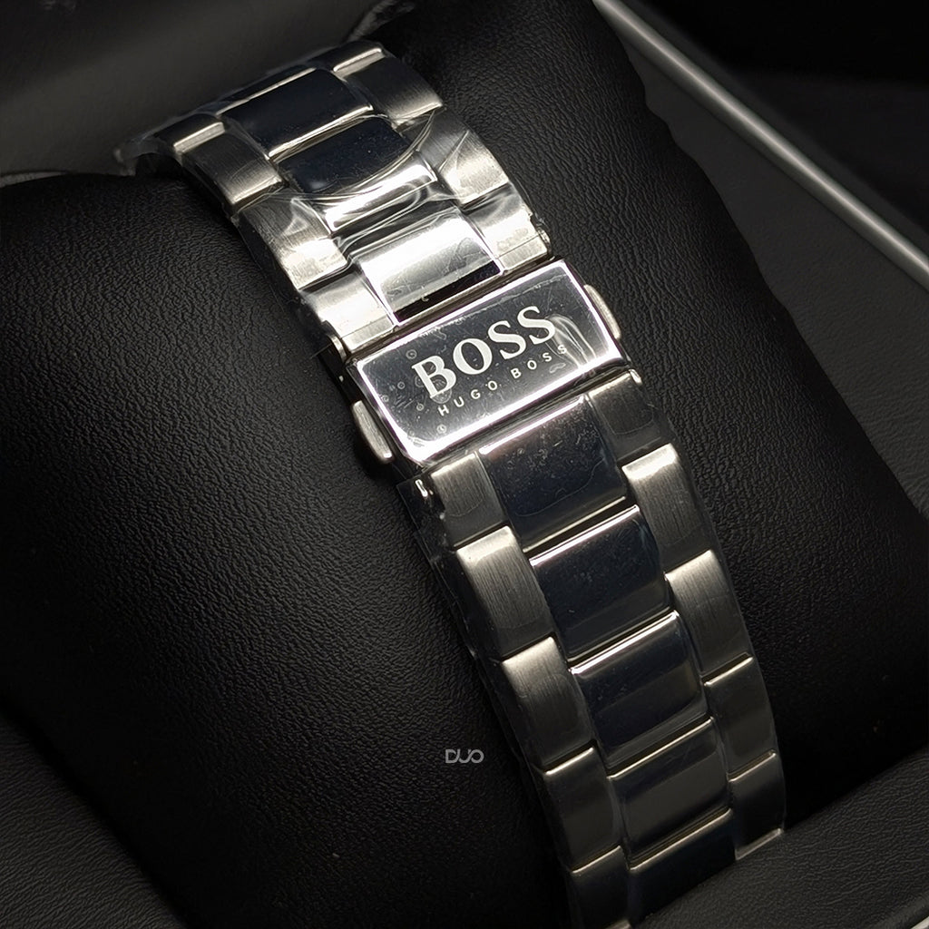 Hugo Boss Men’s Chronograph Quartz Stainless Steel Silver Watch 1513511
