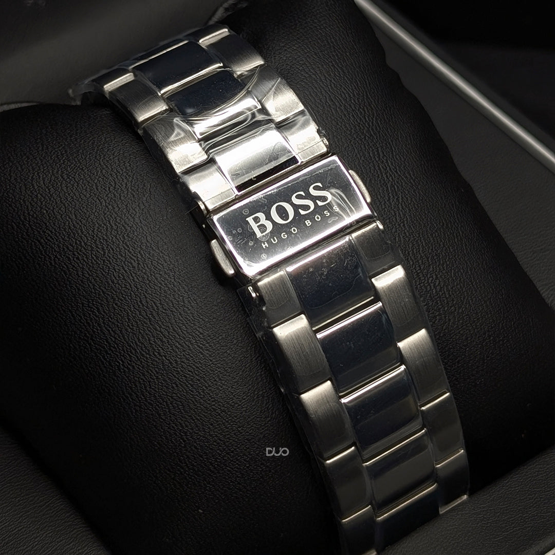 Hugo Boss Men’s Chronograph Quartz Stainless Steel Silver Watch 1513511