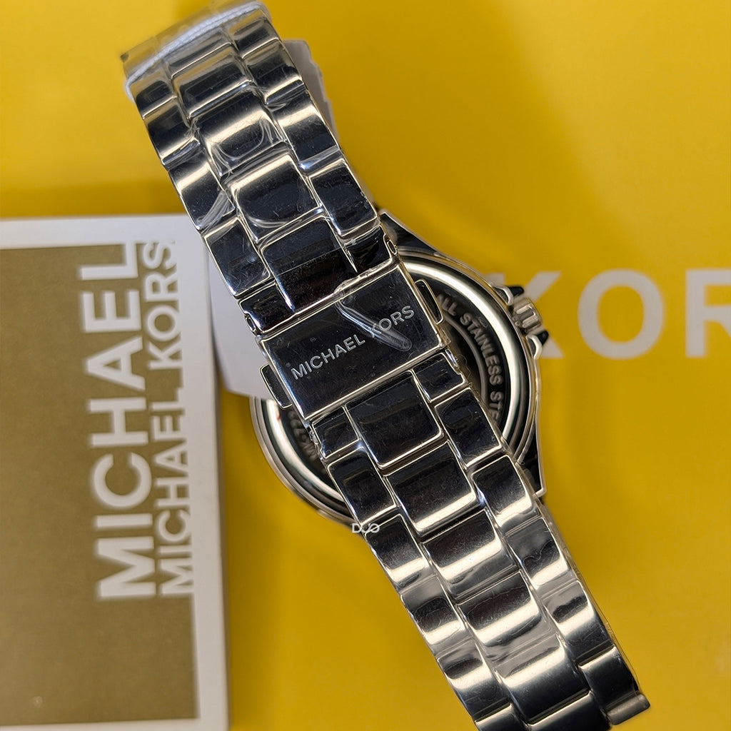 Michael Kors Women’s Quartz Stainless Steel Silver Dial 37mm Watch MK7234