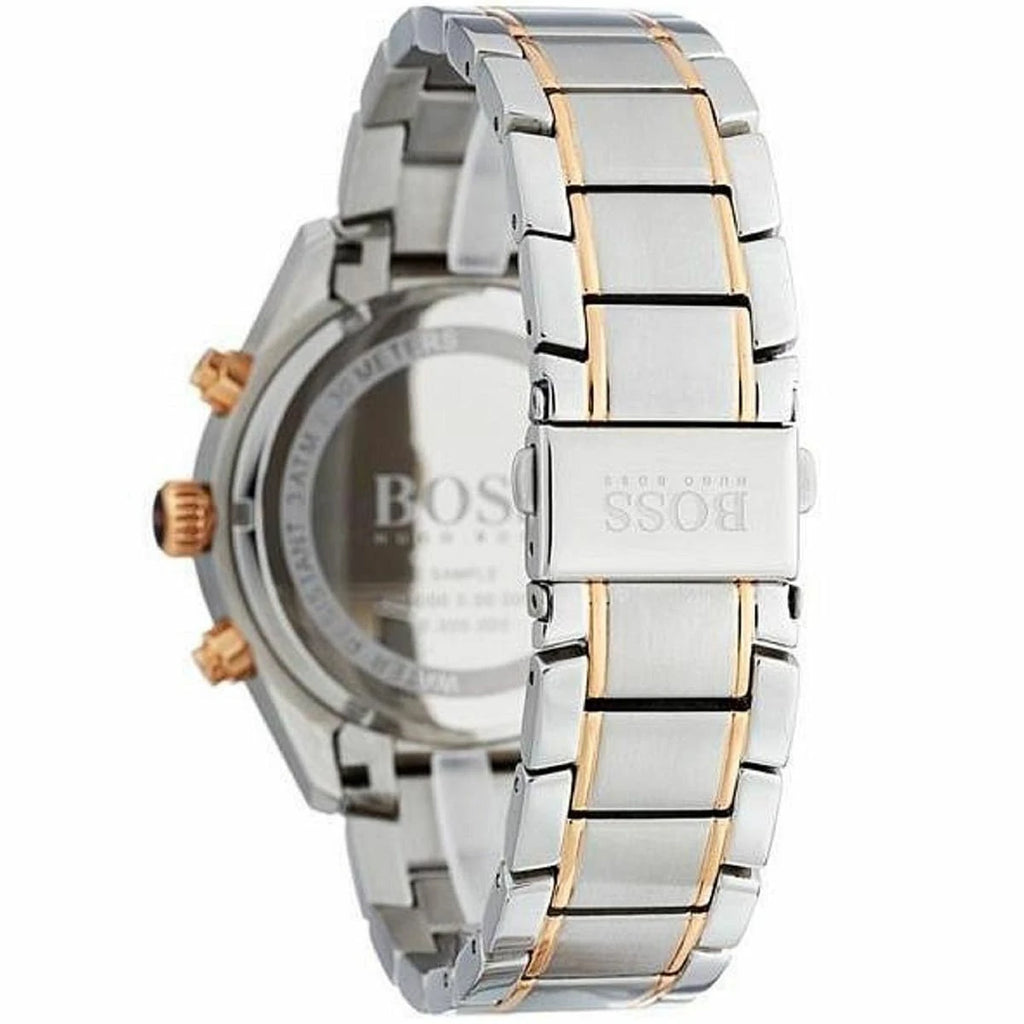 Hugo Boss Men’s Chronograph Quartz Stainless Steel Black Dial 44mm Watch 1513473