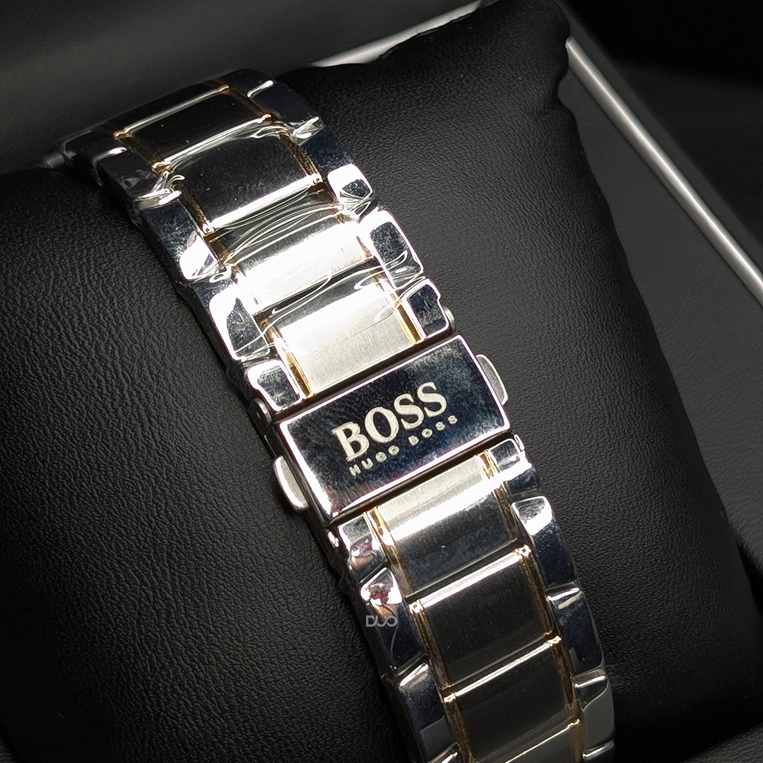Hugo Boss Men’s Chronograph Quartz Stainless Steel Black Dial 44mm Watch 1513473