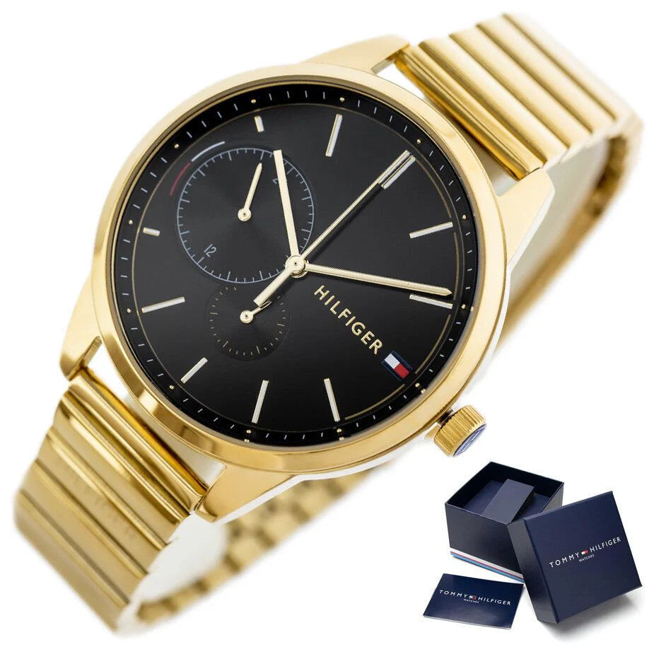 Tommy Hilfiger Women’s Quartz Stainless Steel Black Dial 38mm Watch 1782019