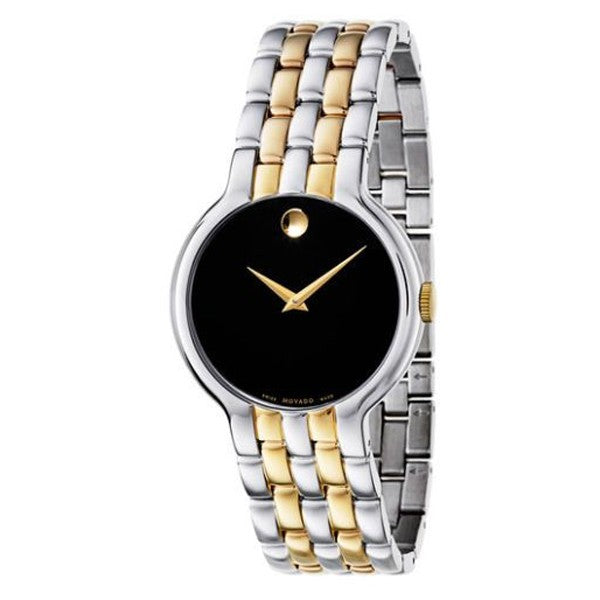 Movado Men’s Quartz Swiss Made Stainless Steel Black Dial 38mm Watch 606932
