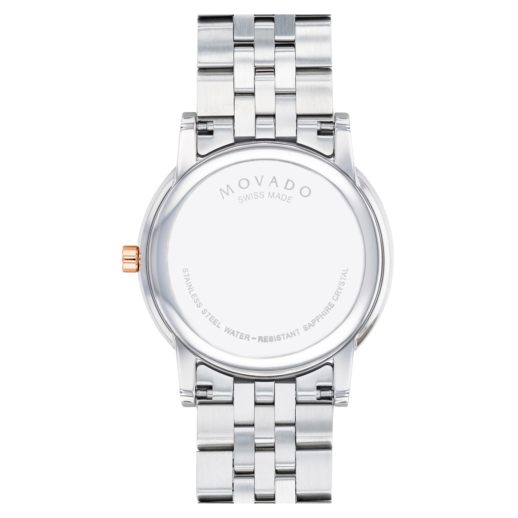 Movado Men’s Quartz Swiss Made Stainless Steel Blue Dial 40mm Watch 607267