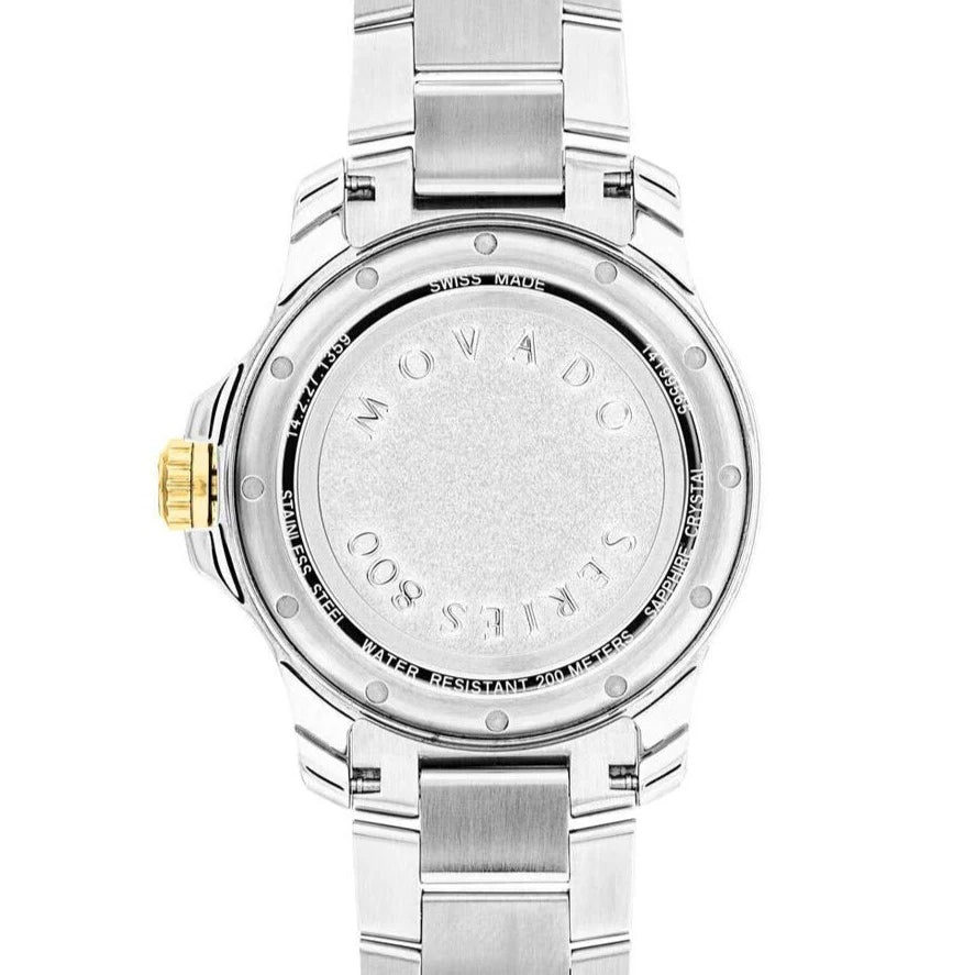 Movado Men’s Swiss Made Quartz Stainless Steel Green Dial 40mm Watch 2600147