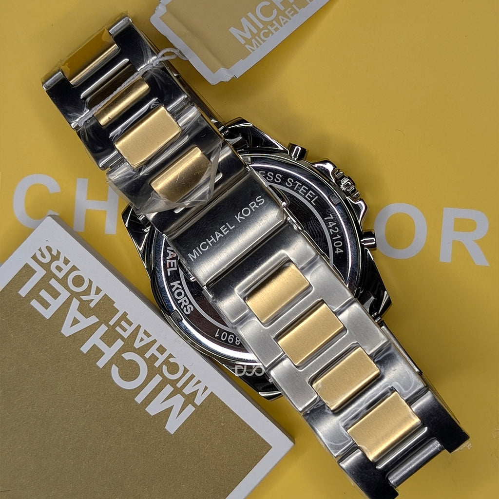Michael Kors Men’s Quartz Two-tone Stainless Steel Black Dial 44mm Watch MK8901