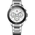 Tommy Hilfiger Men’s Quartz Stainless Steel White Dial 44mm Watch 1791227