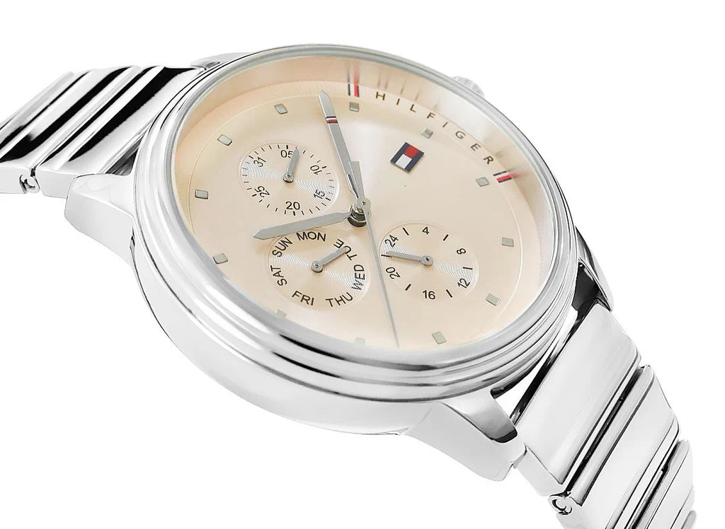 Tommy Hilfiger Women’s Quartz Stainless Steel Pink Dial 38mm Watch 1781904