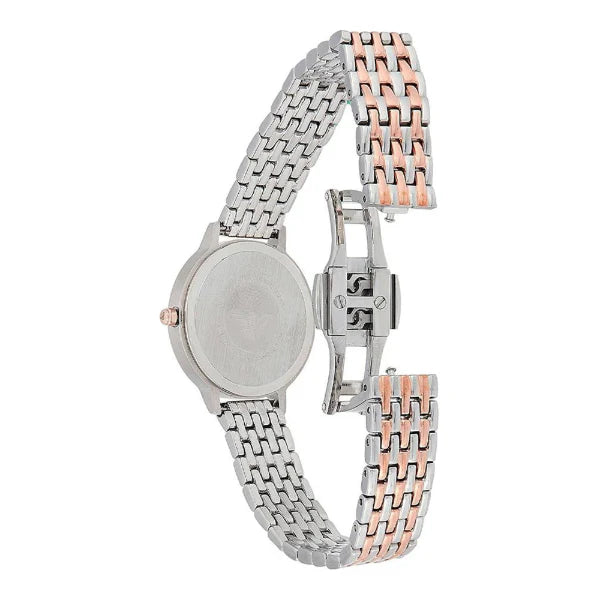 EMPORIO ARMANI Kappa Two-Tone Stainless Steel Mother Of Pearl Dial Quartz Watch for Women - AR11094