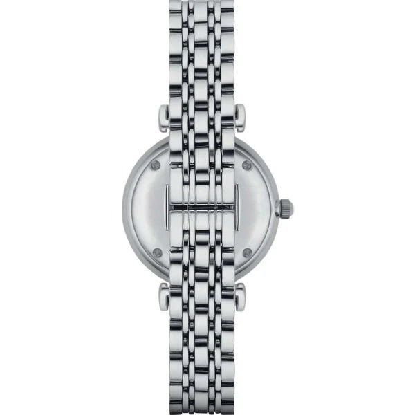 EMPORIO ARMANI Silver Dial Silver Stainless Watch For Women - AR1908