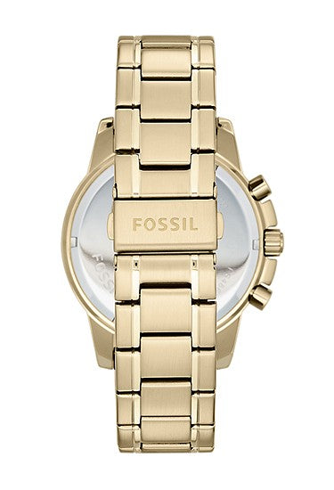 Fossil Men’s Chronograph Quartz Gold Stainless Steel Champagne Dial 45mm Watch FS4867