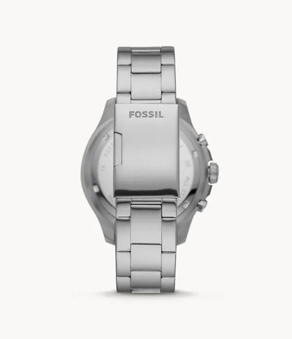 Fossil Men’s Chronograph Quartz Stainless Steel Blue Dial 46mm Watch FS5724