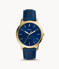 Fossil Men’s Quartz Leather Strap Blue Dial 44mm Watch FS5789