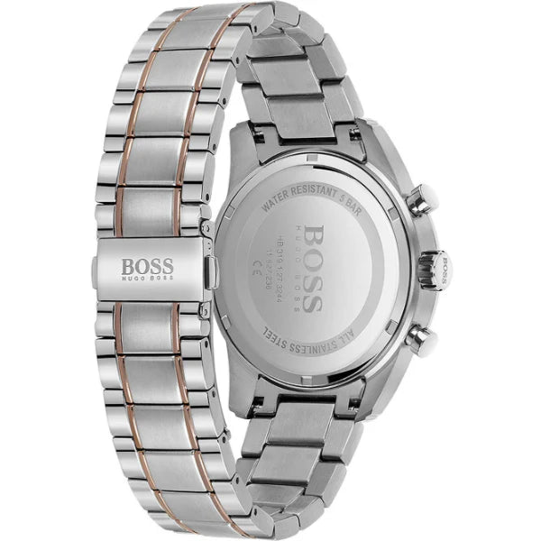 Hugo Boss Men’s Chronograph Analogue Quartz Stainless Steel Strap 44mm Watch 1513789