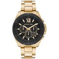 MICHAEL KORS Brecken Chronograph Quartz Crystal Black Dial Men's Watch MK8848