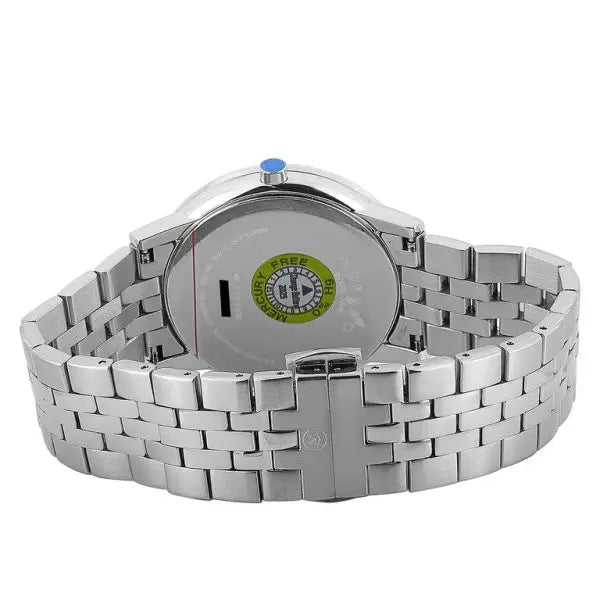 Movado Men’s Quartz Swiss Made Stainless Steel Black Dial 40mm Watch 607199