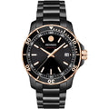 Movado Men’s Swiss Made Quartz Stainless Steel Black Dial 40mm Watch 2600162