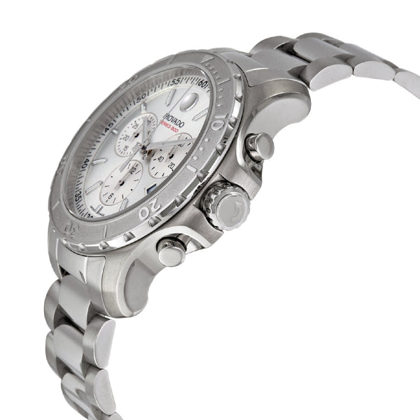 Movado Men’s Quartz Swiss Made Silver Stainless Steel Silver Dial 42mm Watch 2600111