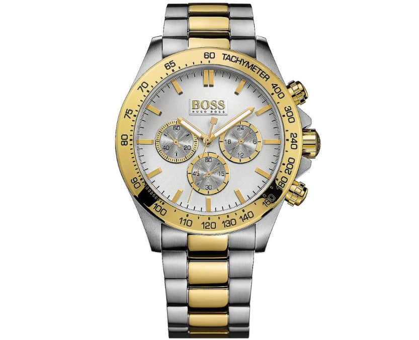 Hugo Boss Men’s Chronograph Two-Tone Silver Watch 1512960
