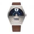 Tommy Hilfiger Men’s Quartz Leather Strap Blue Dial 42mm Watch 1791772