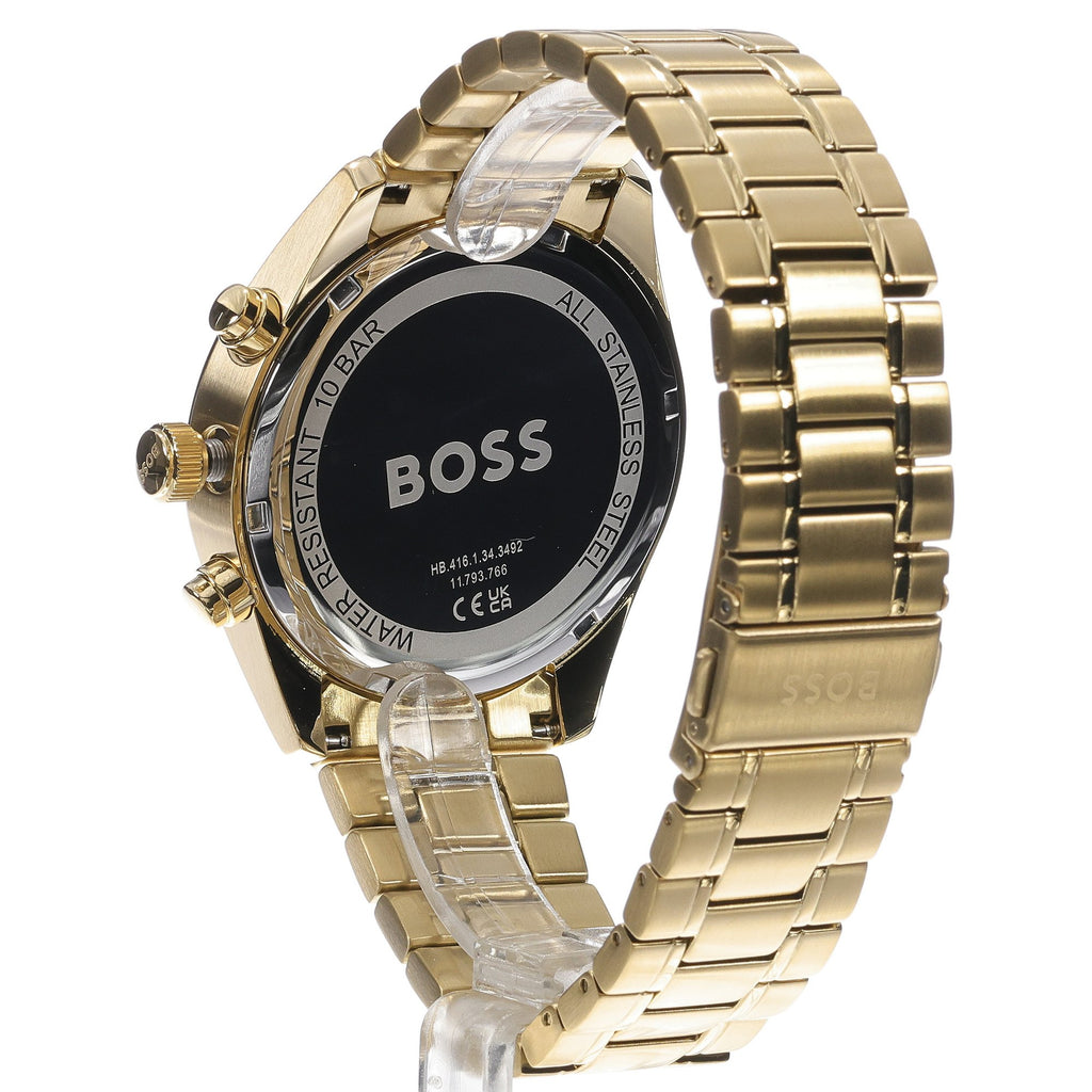 Hugo Boss Men’s Chronograph Stainless Steel Black Dial 44mm Watch 1513848