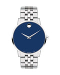 Movado Men’s Swiss Made Quartz Stainless Steel Blue Dial 40mm Watch 607212