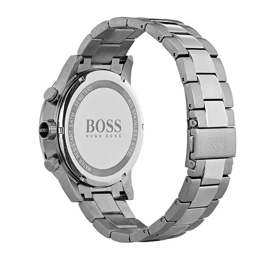 Hugo Boss Men’s Chronograph Quartz Stainless Steel Silver Watch 1513511