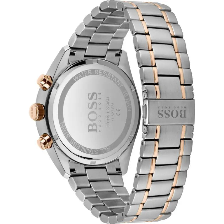 Hugo Boss Men’s Chronograph Stainless Steel Black Dial 44mm Watch 1513819