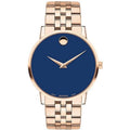 Movado Men’s Swiss Made Quartz Stainless Steel Blue Dial 40mm Watch 607353