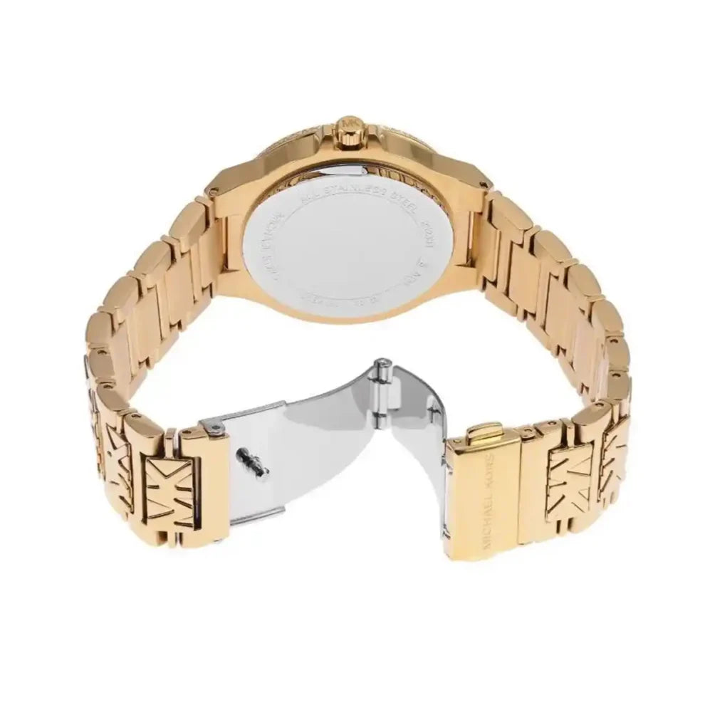 Michael Kors Women’s Quartz Gold Stainless Steel Gold Dial 37mm Watch MK7339